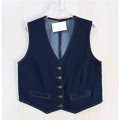 Женский джинсовый жилет