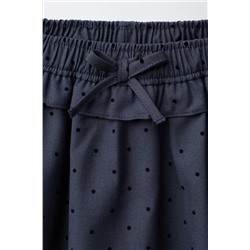 FLOCKED PRINT BERMUDA SKORT