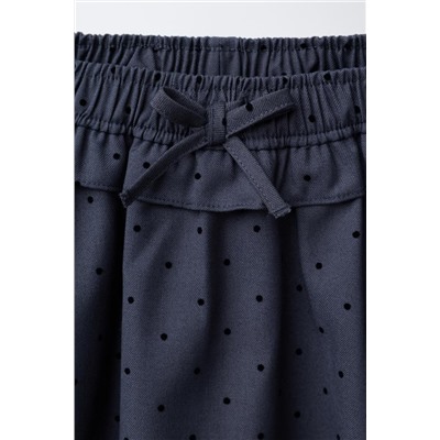 FLOCKED PRINT BERMUDA SKORT