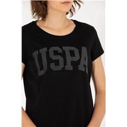 Kadın Siyah Bisiklet Yaka Basic Tişört