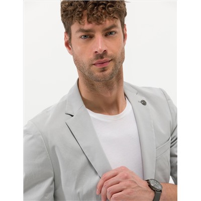 Gri Ekstra Slim Fit Spor Takım Elbise