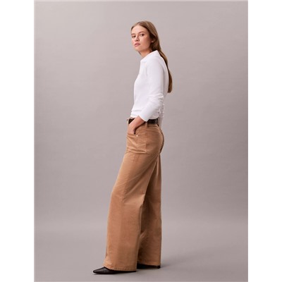 Corduroy Wide Leg Pant