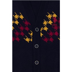 Erkek Çocuk Lacivert V - Yaka Triko Hırka