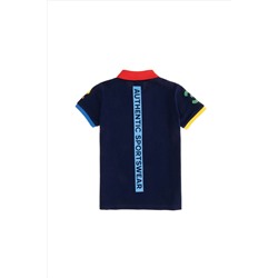 Erkek Çocuk Lacivert Polo Yaka Tişört