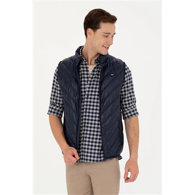 Erkek Lacivert Yelek