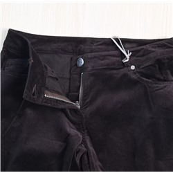 Женские хлопковые брюки средней и низкой посадки