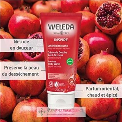 Weleda Grenade - Crème de Douche Eveil des Sens - BIO 200 ml