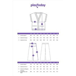 Комплект (Жилет+Брюки) PLAYTODAY, 1130154