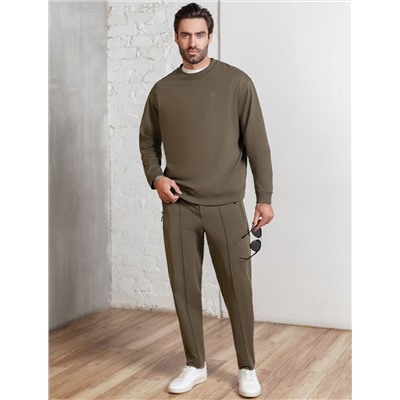 Брюки джоггеры на резинке из премиального футера двухнитки