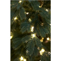 Ель искусственная литая с лампочками Тикко 1,25 м
