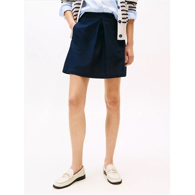 Cotton-Linen Blend Skirt