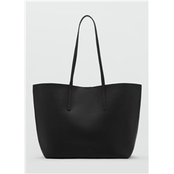 Bolso shopper efecto abatanado