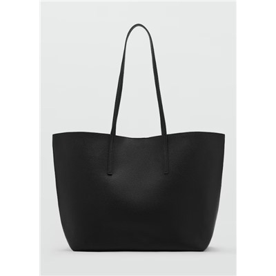 Bolso shopper efecto abatanado