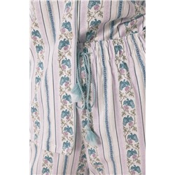 Pijama camisero Capri 100% algodón rayas