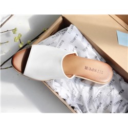 Сабо из натуральной кожи