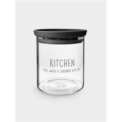 Банка для продуктов, 550 мл, стекло Б/пластик, Special