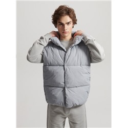 Weste mit hohem Stehkragen