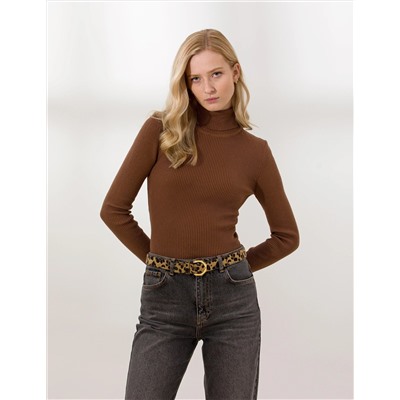Balıkçı Yaka Coconut Slim Fit Basic Kazak