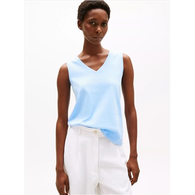 Drapey V-Neck Tank Top