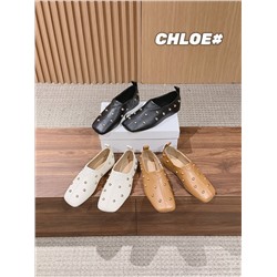 Женские закрытые туфли на плоской подошве  ХЛО*Э