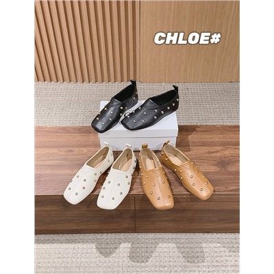 Женские закрытые туфли на плоской подошве  ХЛО*Э