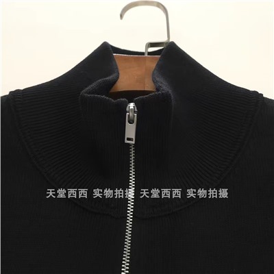 Мужское пуловер с короткой молнией МАССИМО Д