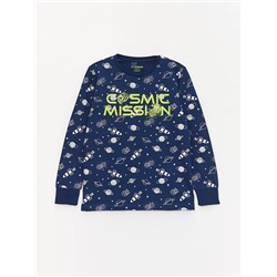 LC Waikiki Bisiklet Yaka Baskılı Uzun Kollu Erkek Çocuk Pijama Takımı, LCW DREAM                                            
                                            Bisiklet Yaka Baskılı Uzun Kollu Erkek Çocuk Pijama Takımı