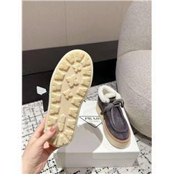 Зимние трендовые женские ботинки Prad*a 👔  Реплика 1:1