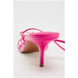 FEW ITEMS LEFT LACE UP HIGH-HEEL SANDALS