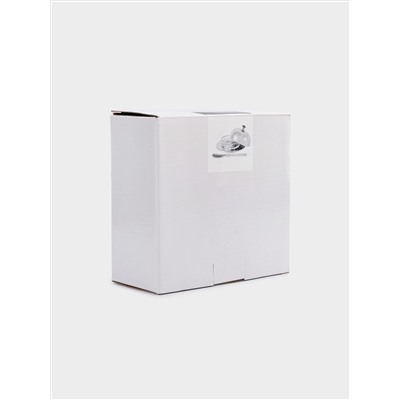 Икорница, 14х7 см, с ножом, стекло/сталь, круглая, Brittany