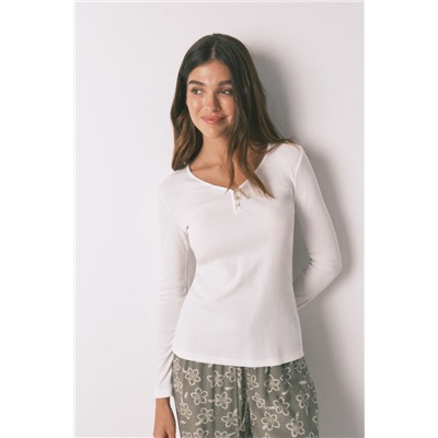 Camiseta panadera algodón blanco
