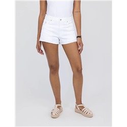 DENIM SHORT WITH RAW HEM