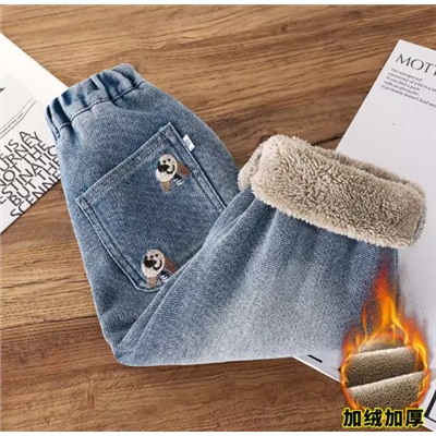 Утепленные джинсы