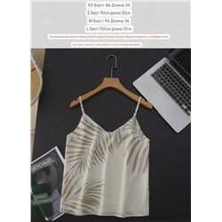 Летний топ с листьями пальмы  Экспорт