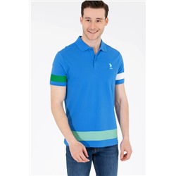 Erkek Saks Polo Yaka Tişört