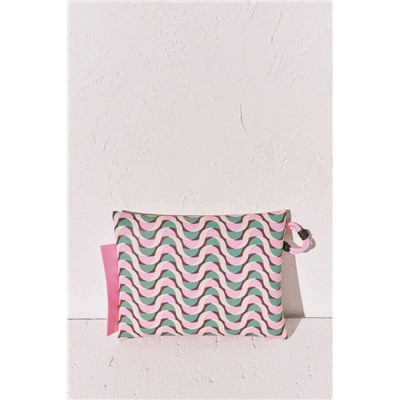 Bolsa bañador- bikini impermeable estampado geométrico