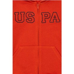 Çocuk Turuncu Kapüşonlu Sweatshirt