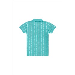 Erkek Çocuk Mint Yeşili Polo Yaka Tişört