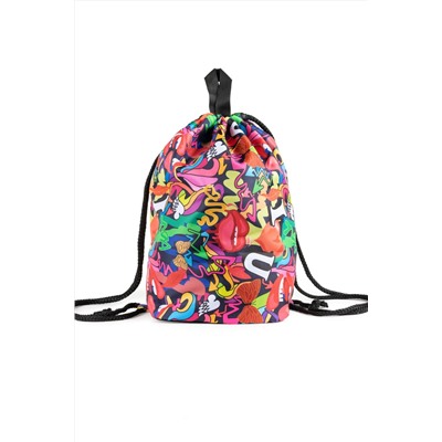 Мешок для обуви объемный Граффити