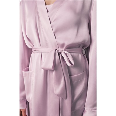 Bata midi satén lila