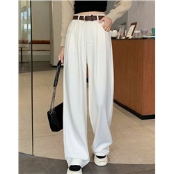 Женские свободные брюки из микровельвета АЙСИК*Л