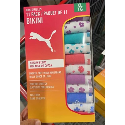 Классические трусики для девочек подростков ПУМ*А  Набор из 11 шт