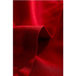 Ciel King Size %100 Pamuk Lastiksiz Saten Çarşaf - Kırmızı