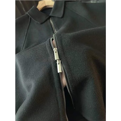 Женское короткое пальто на молнии из смесовой шерсти ЗАР*А