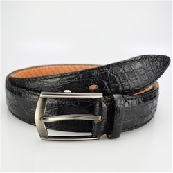 Ремень из кожи крокодила 35 мм