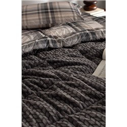 Beth Tek Kişilik Wellsoft Comforter Set - Antrasit