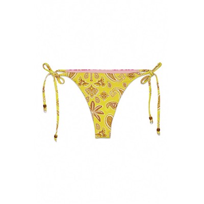 Braga bikini tanga estampado multicolor