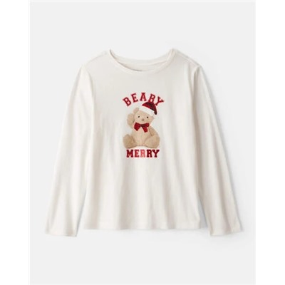 Girls Always Sweet Long-Sleeve Graphic Tee - Grey