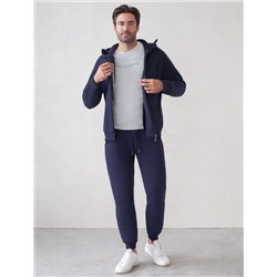 Худи на молнии из премиального футера трехнитки с начесом