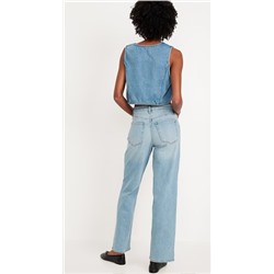 High-Waisted Wow Loose Jeans
